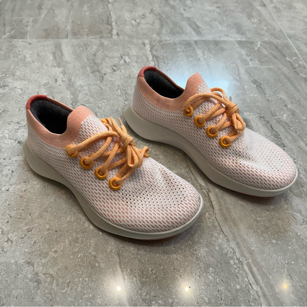 Allbirds Women's Athletic Shoes - Peach and White